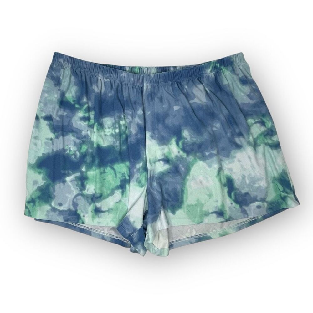 Sonoma Pajama Sleepwear Sleep Shorts Blue Green Tie Dye Women’s Size 2X